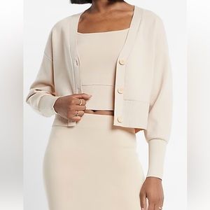 NWT Express V-Neck Button Front Dolman sleeves Cardigan